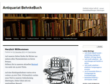 Tablet Screenshot of behnkebuch.de